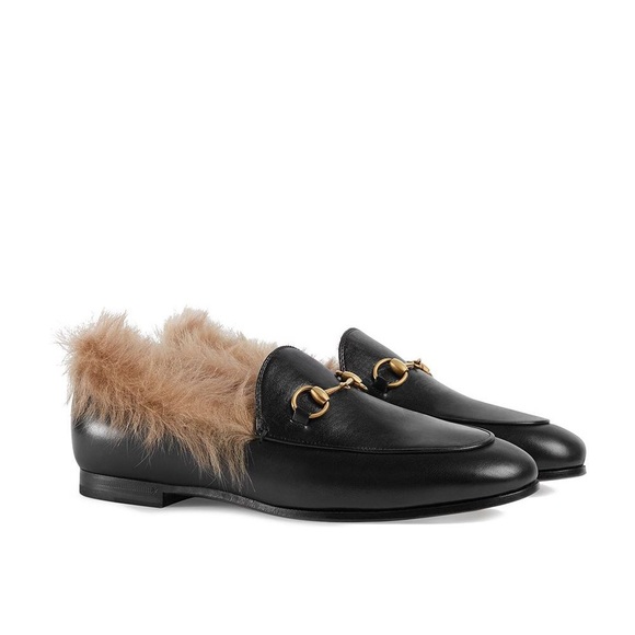 Gucci Shoes - NWT Gucci Jordaan Fur Loafers 37.5